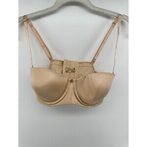 Savage X Fenty 32B Push Up Bra Nude Nylon